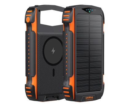 Powerbank 4smarts Powerbank Solarny TitanPack Rugged UltiMag 20000mAh black